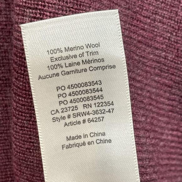 Wilfred Aritzia Sweater Womens XS Merino Wool Cropped Tie Cuff Bell Sleeve - Picture 6 of 9